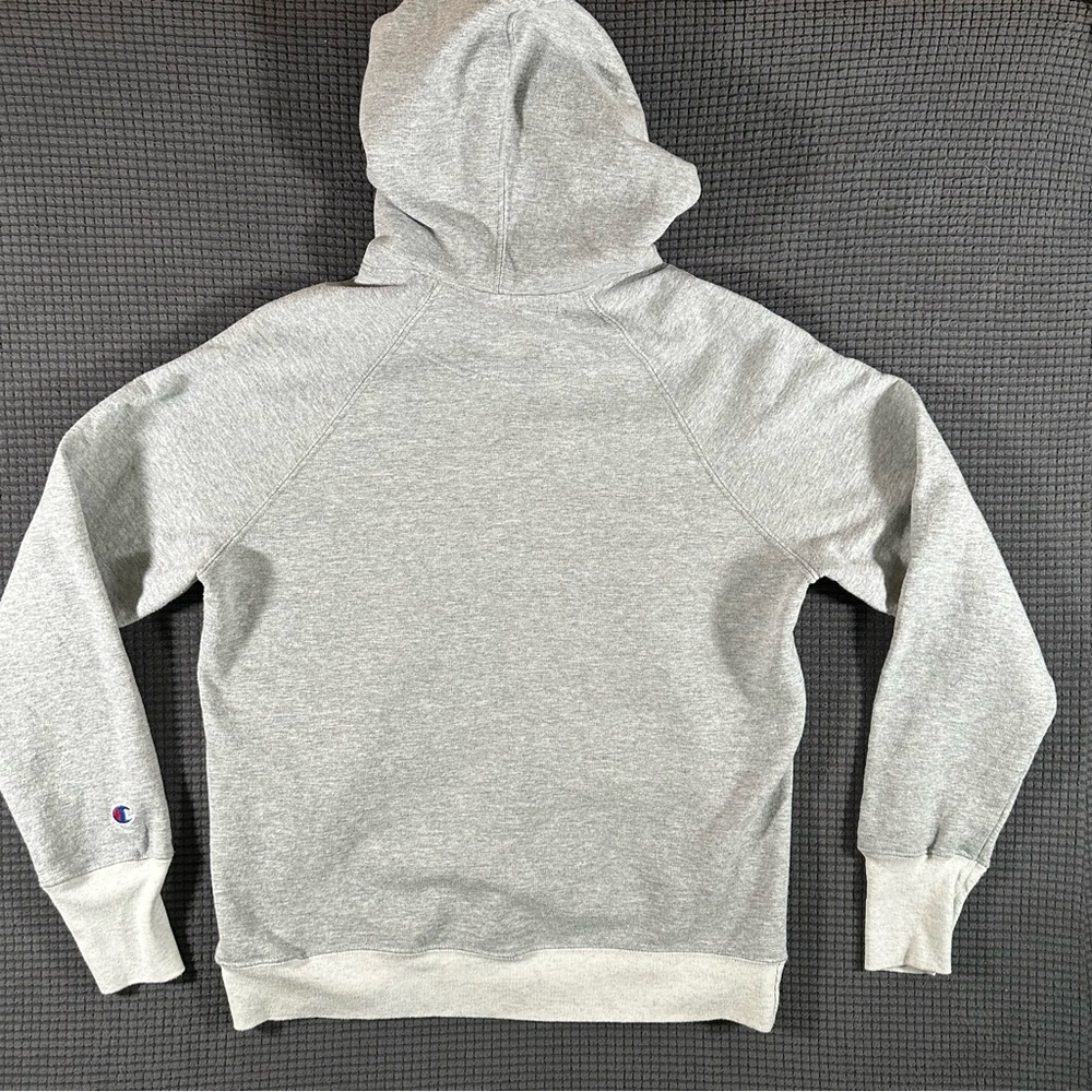 Champion Authentic Athleticwear Gray Logo Hoodie Pullover Small - Picture 2 of 4